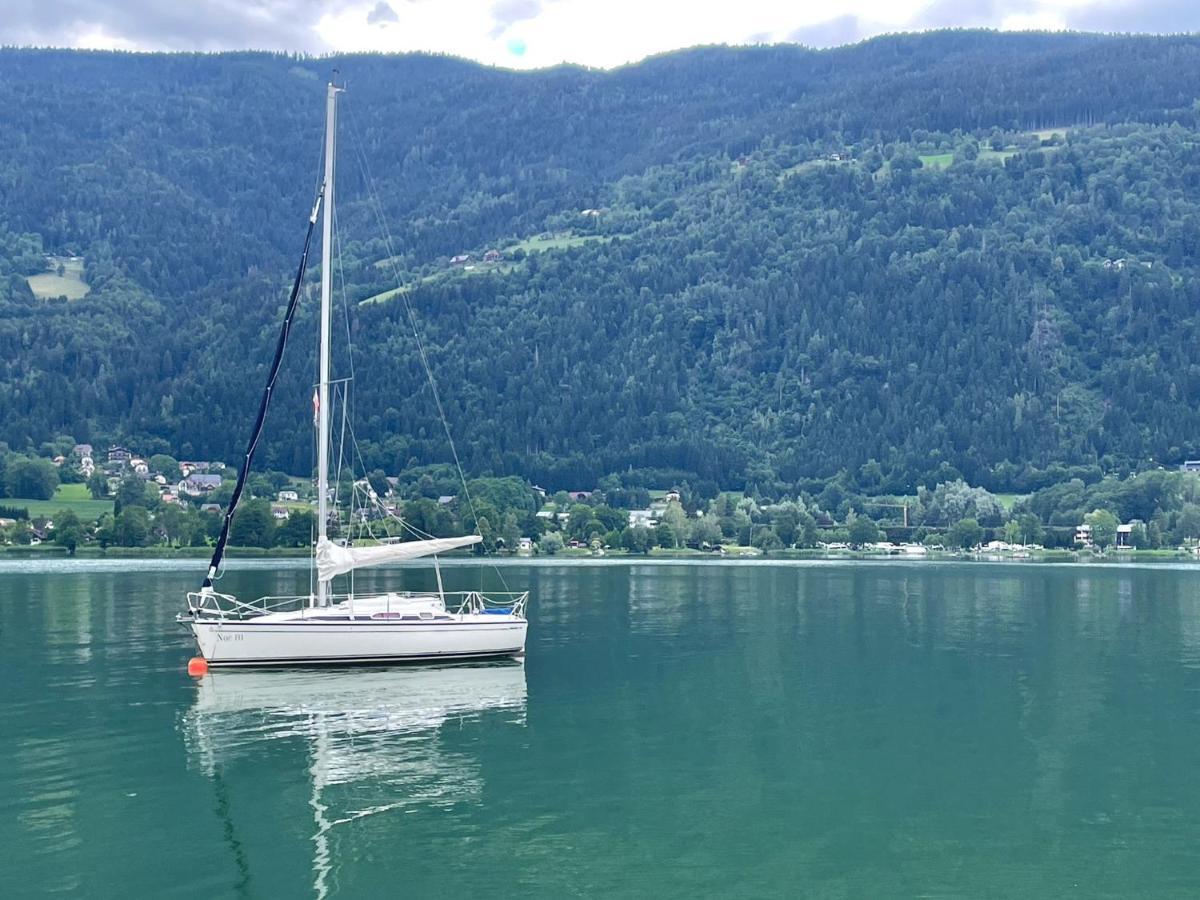 Ferienwohnung Mit Seeblick - Ossiacher See Gerlitzen Sattendorf Luaran gambar